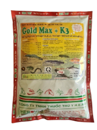 GOLD MAX K3. Thuốc bổ sung tăng trọng cho thủy sản.